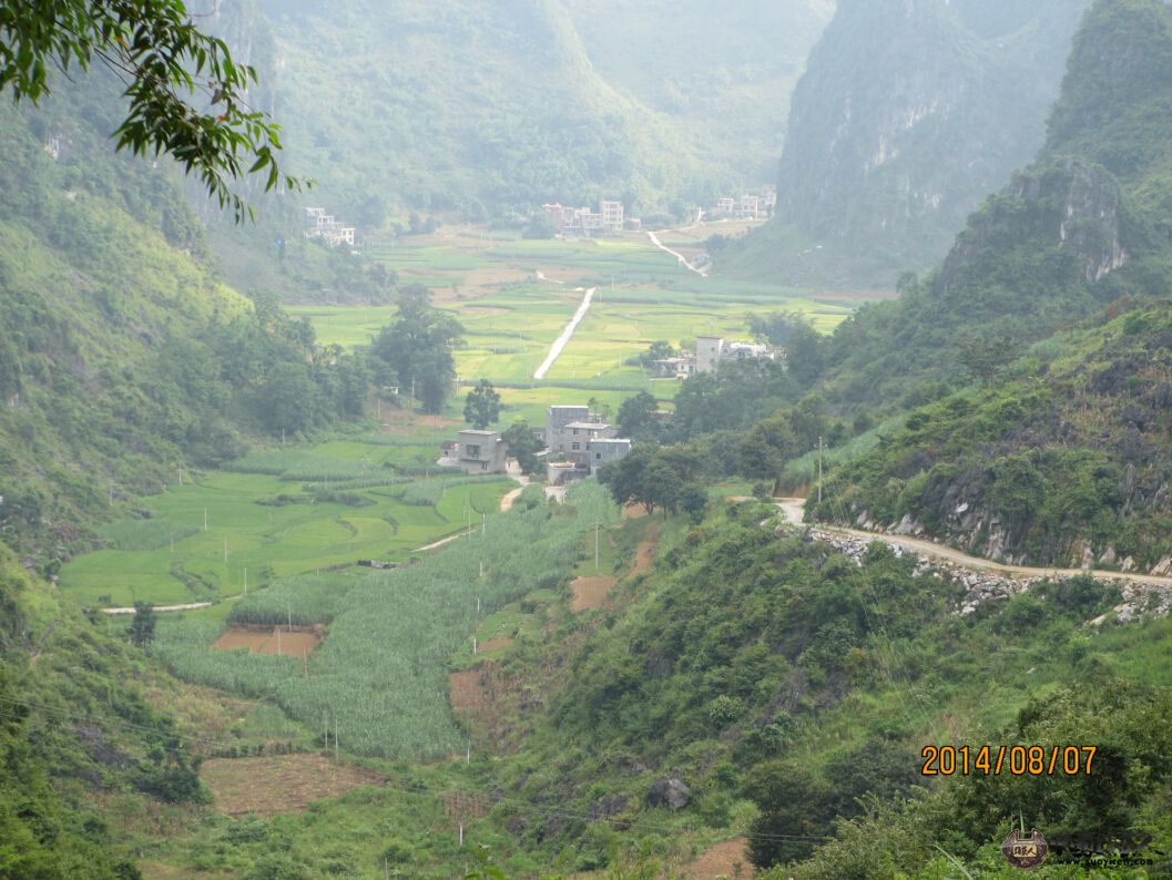 这是他们要出村要走的路