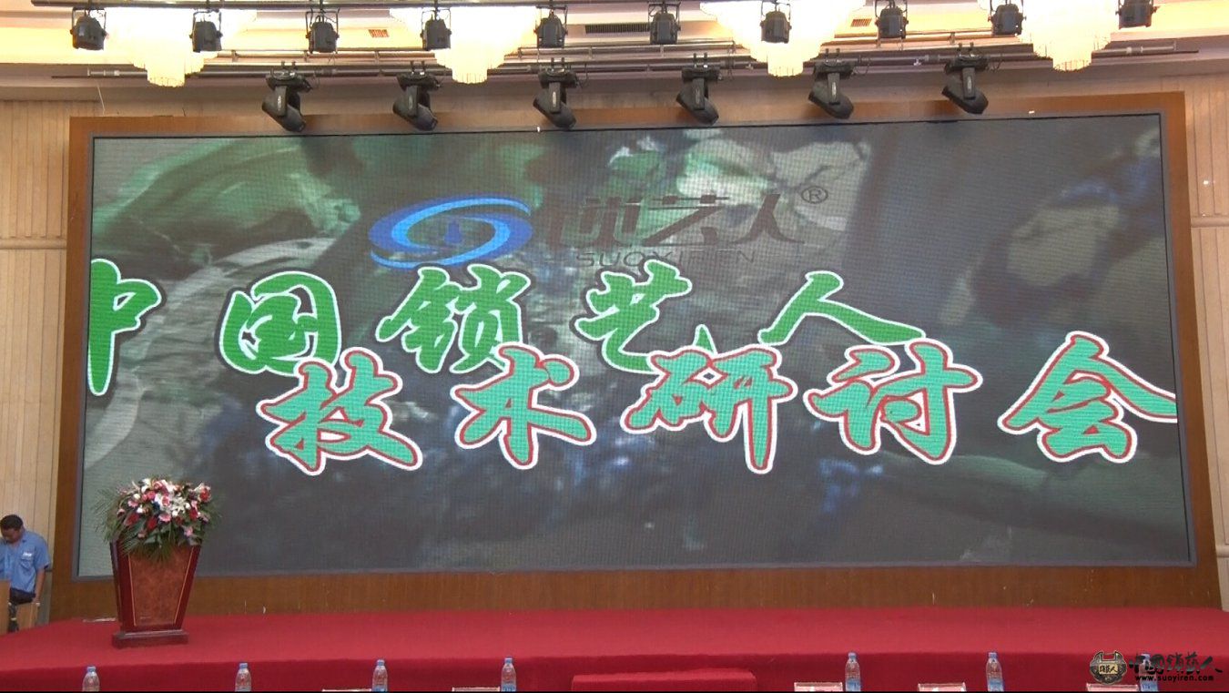 2014首届锁艺人会员群英聚开幕式现场